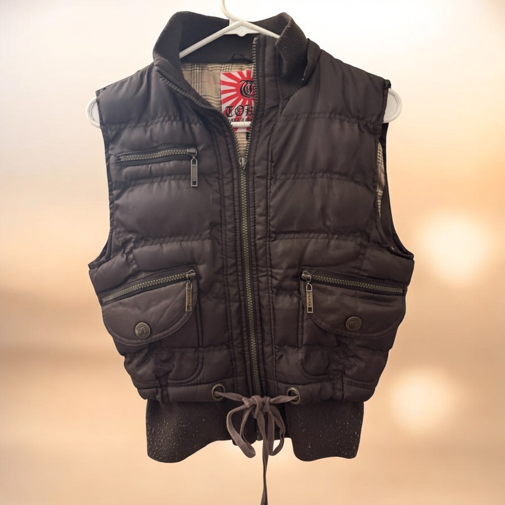 Women's Puffer Jacket - Tan